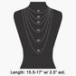 COIN AND OVAL CHARM LAYERED CHAIN NECKLACE