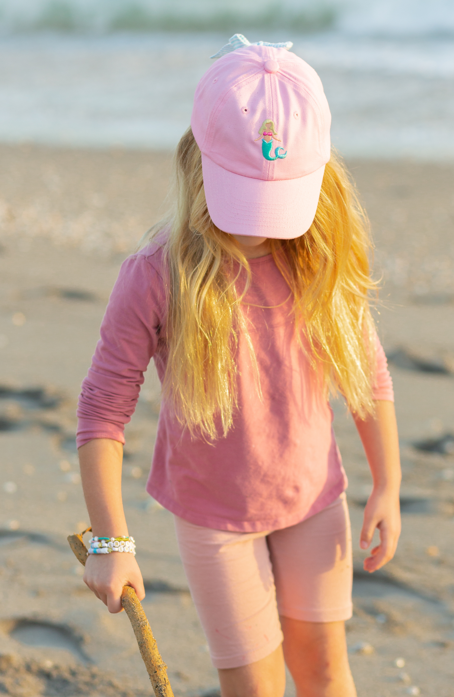 PINK MERMAID BOW HAT