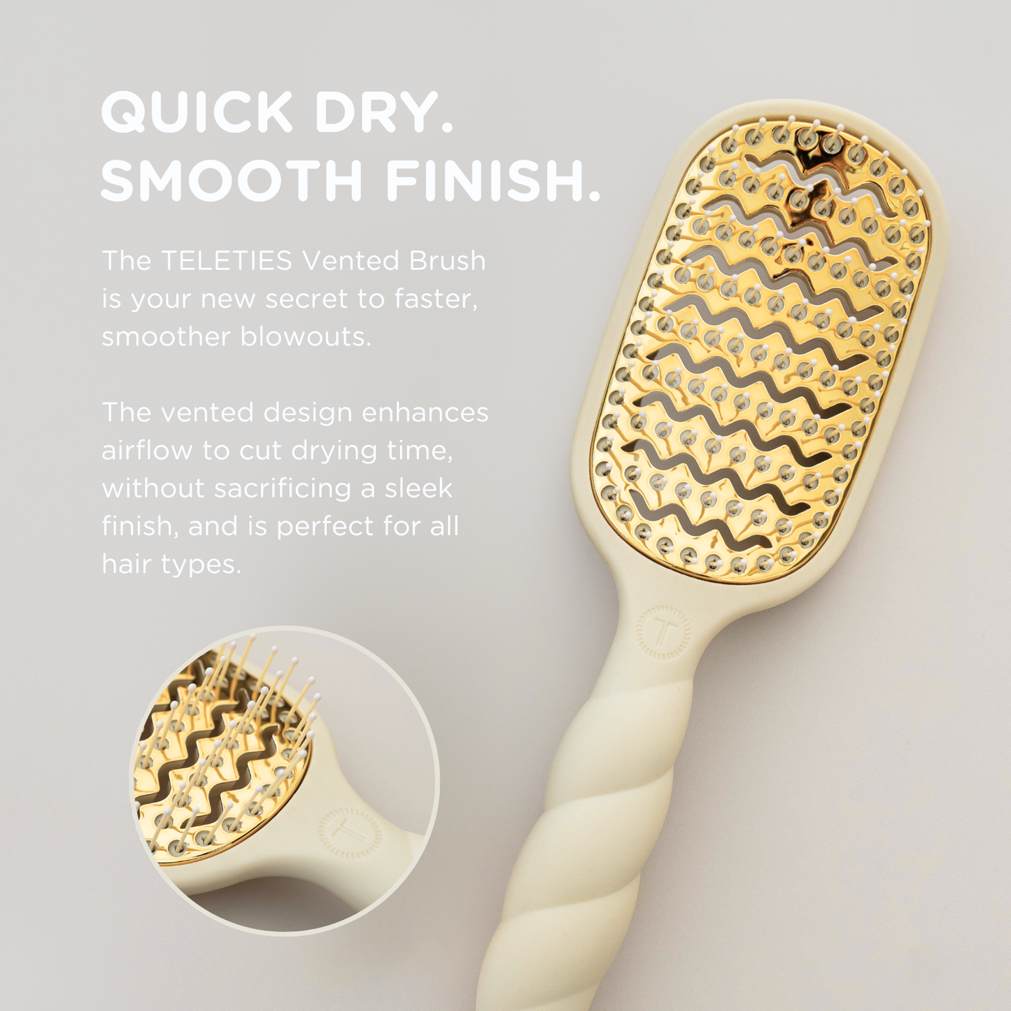 TELETIES: MULTI USE HAIR BRUSH