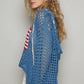 AMERICAN FLAG HOODIE SWEATER TOP