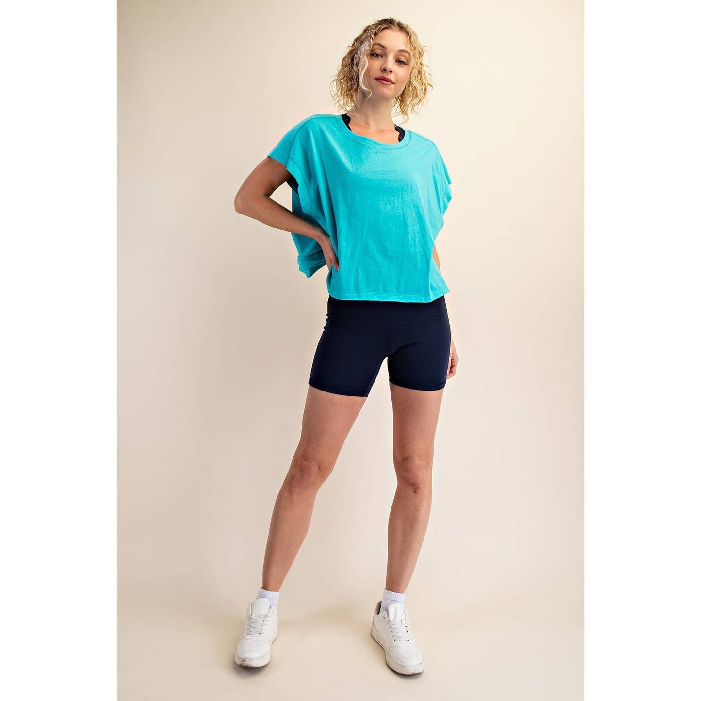 COTTON SLUB OPEN BACK TOP