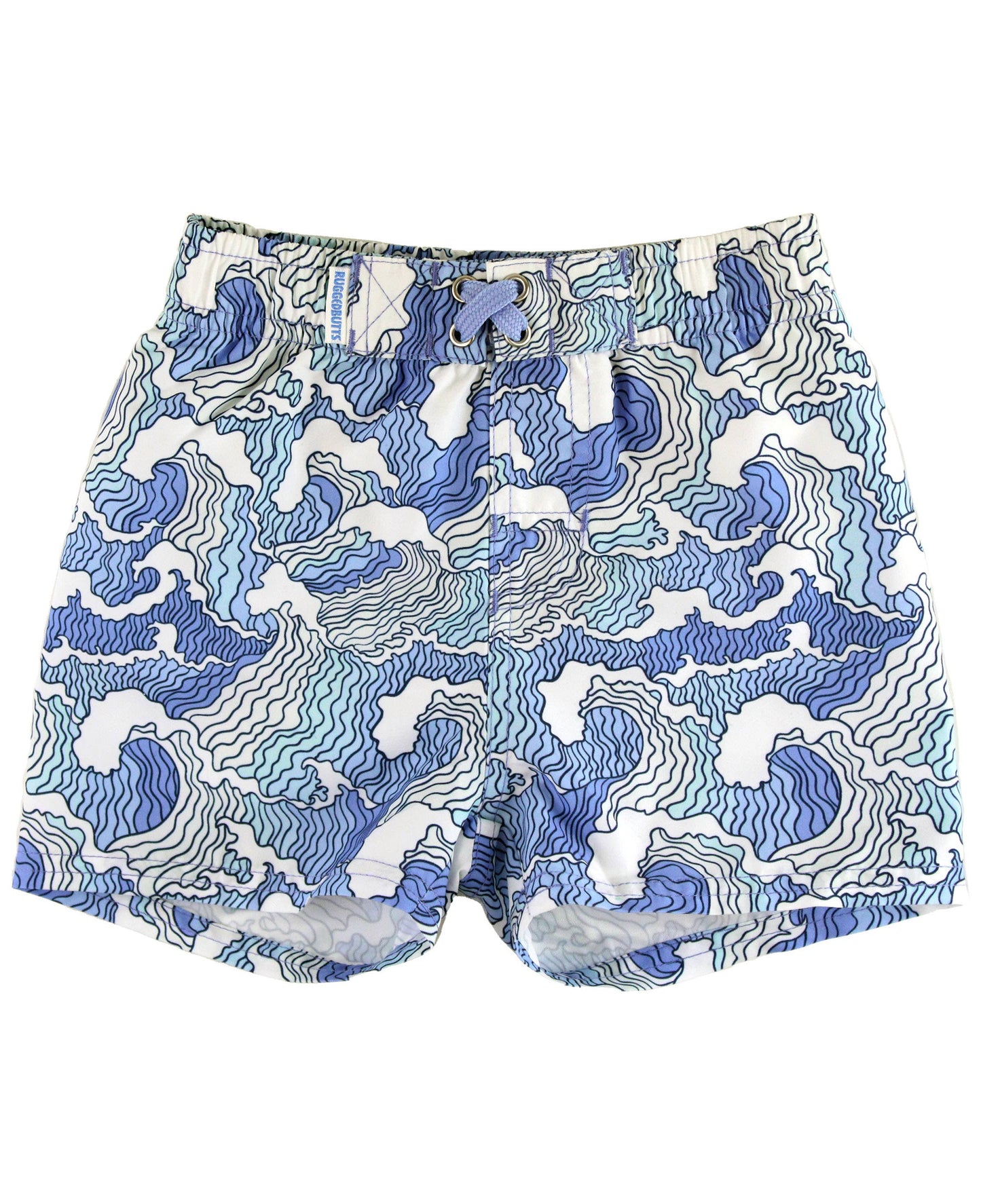 BOYS OCEAN CAMO SWIM TRUNKS