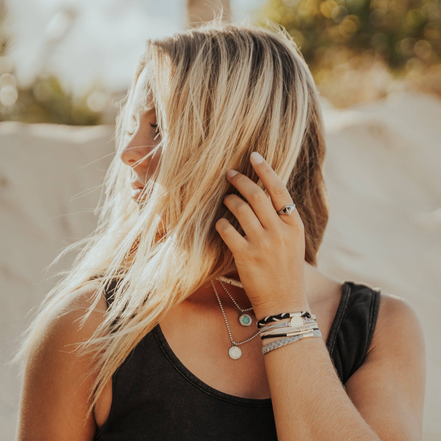 BEACH HAIR TIE BRACELETS