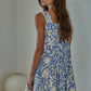 VERONICA LINEN BLEND MINI DRESS