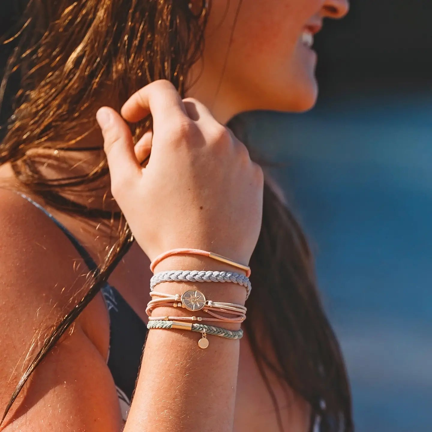 BEACH HAIR TIE BRACELETS