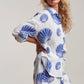 SEASIDE COTTON GAUZE SHIRT & SHORT SET