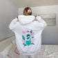 SURFING THE WAVES EMBROIDERED HOODIE