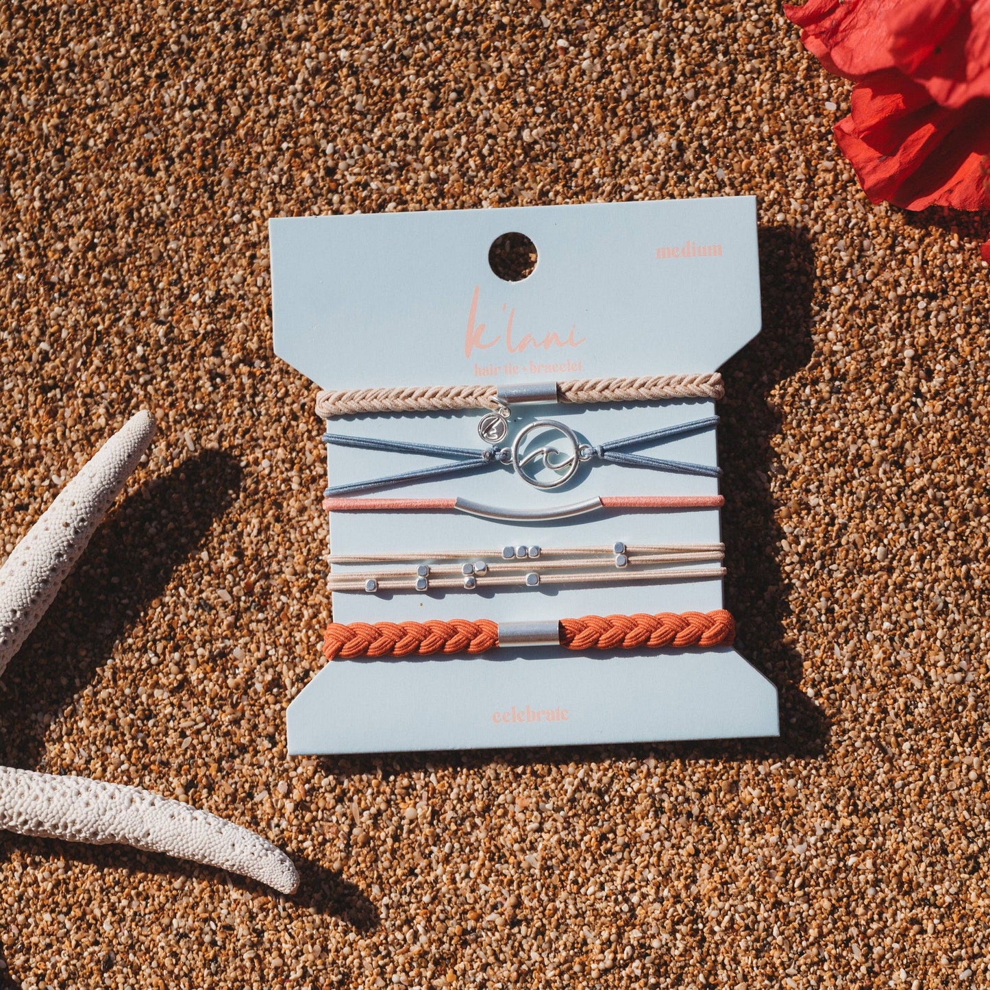 BEACH HAIR TIE BRACELETS
