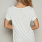 BASIC V-NECK KNIT TOP