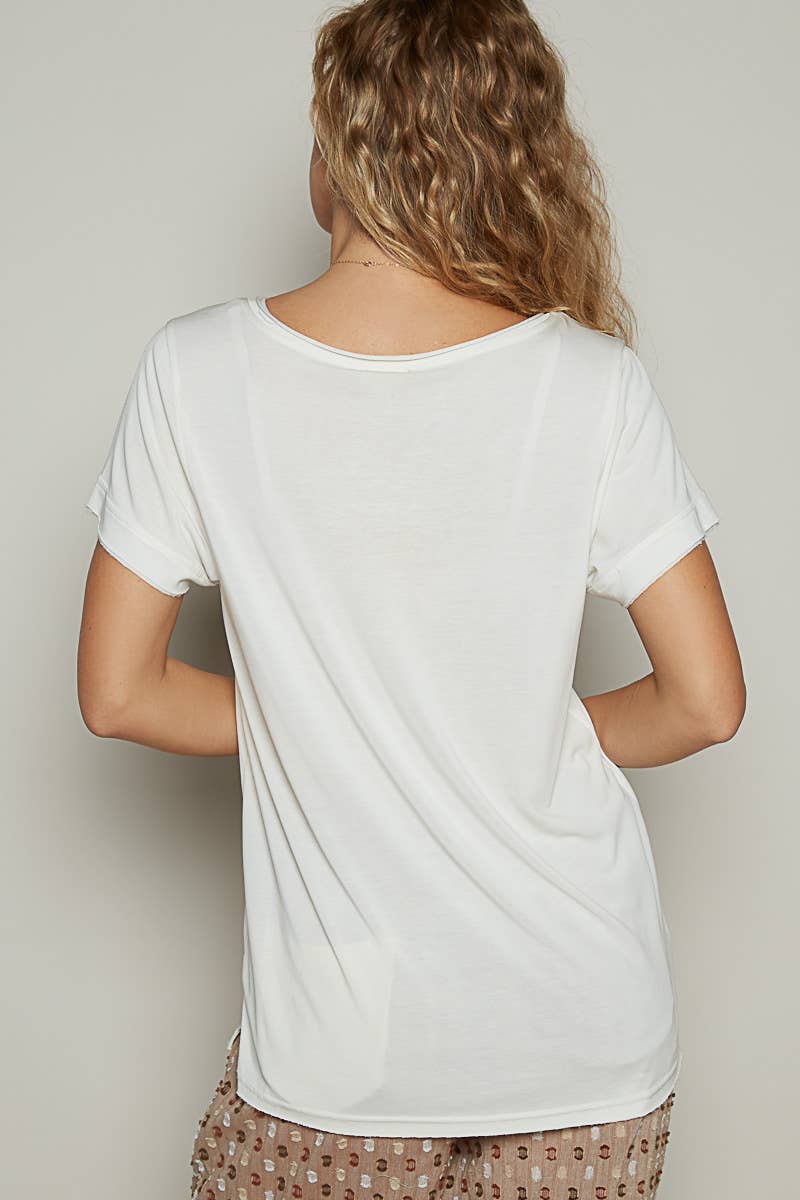 BASIC V-NECK KNIT TOP
