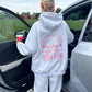 TROPICAL PALMS EMBROIDERED HOODIE