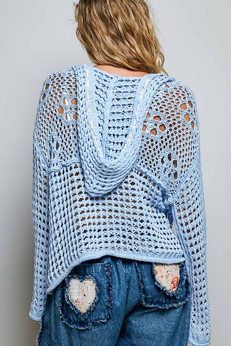 AMERICAN FLAG HOODIE SWEATER TOP