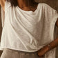 CUTOUT BACK SHORT SLEEVE TOP