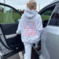 TROPICAL PALMS EMBROIDERED HOODIE