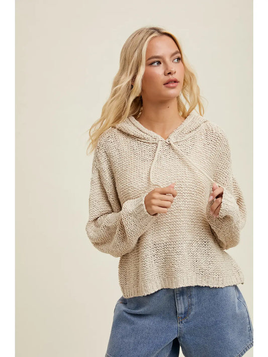 CROCHET SWEATER HOODIE