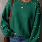 PEARL EMBELLISHED SWEATER