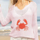 CRAB KNIT SWEATER