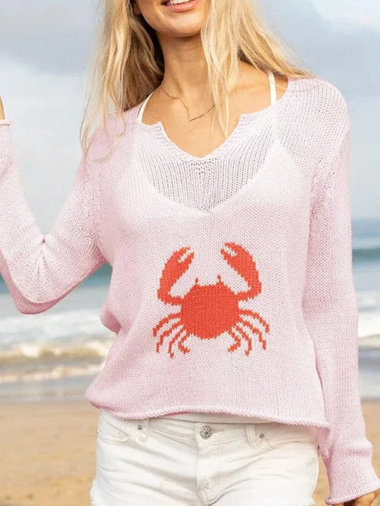 CRAB KNIT SWEATER