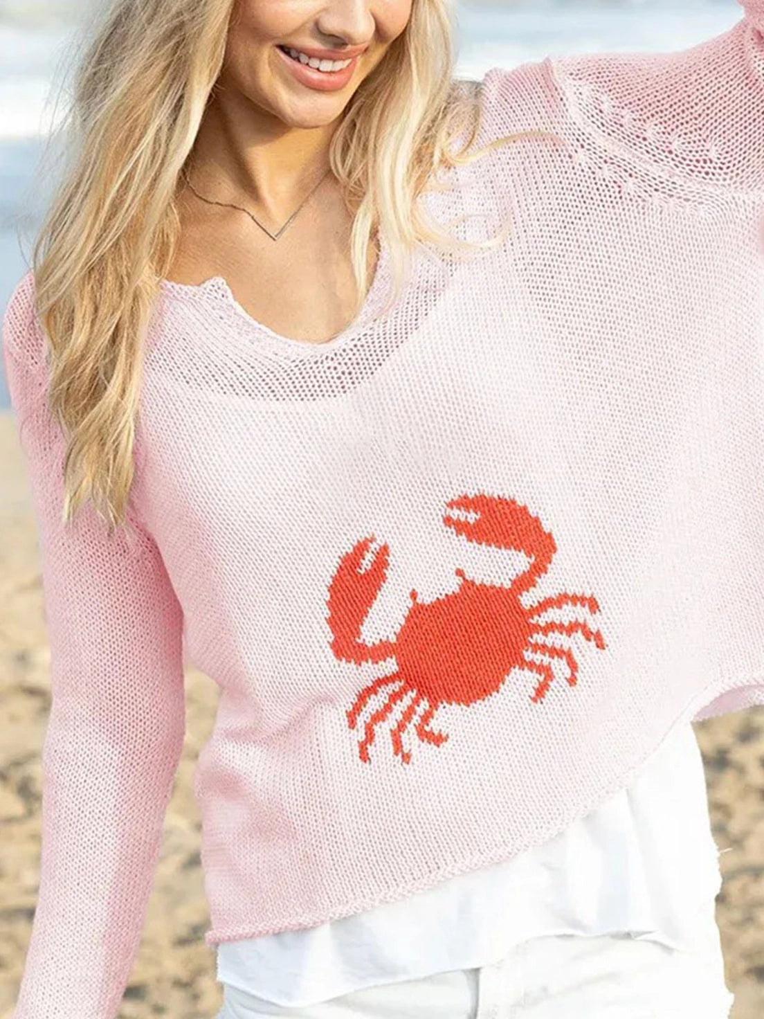 CRAB KNIT SWEATER