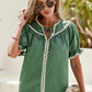 RIC RAC PUFF SLEEVE TOP