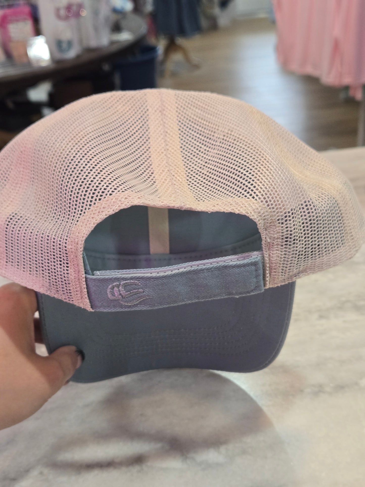 GOLF CART LEATHER PATCH HAT