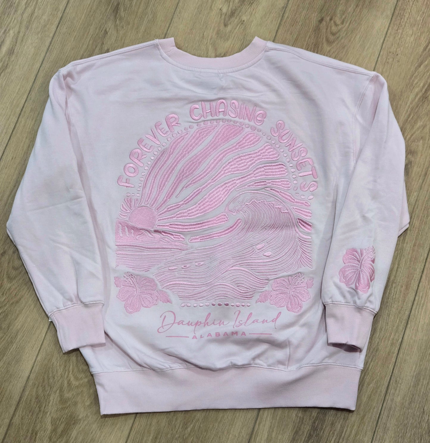 COASTAL EMBROIDERY SWEATSHIRTS