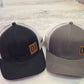 OFFSET LEATHER PATCH DI HAT