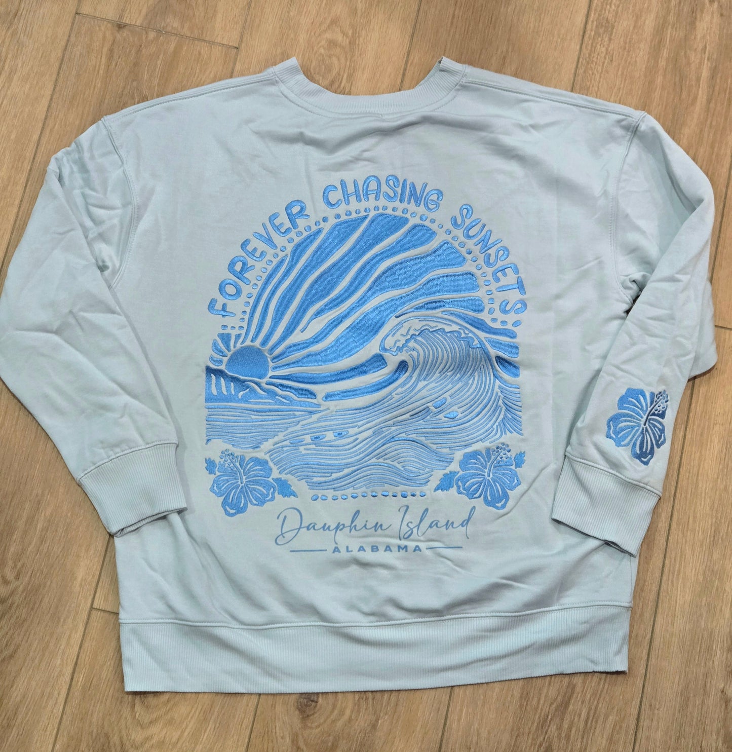 COASTAL EMBROIDERY SWEATSHIRTS