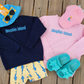 YOUTH DAUPHIN ISLAND BLOCK PRINT SWEATSHIRT