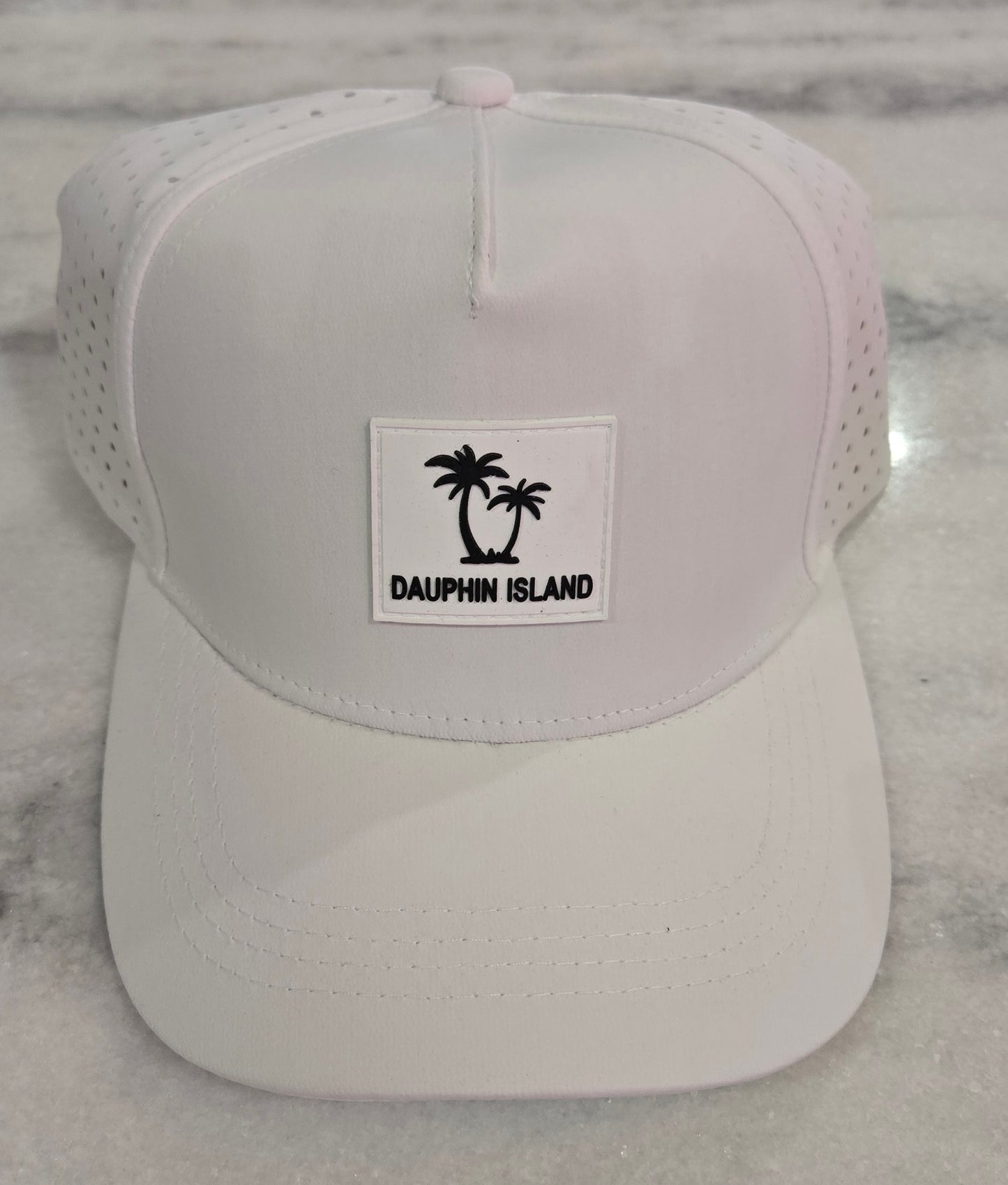 DAUPHIN ISLAND PALM TREE COOL FIT HAT