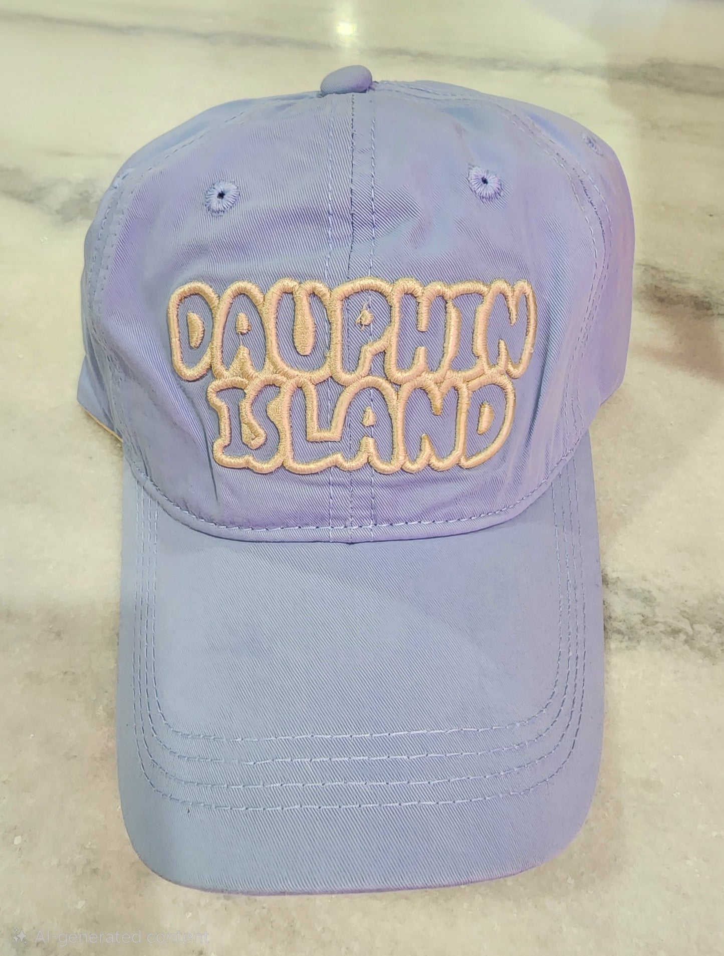 BUBBLE EMBROIDERED HAT