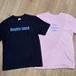 YOUTH DAUPHIN ISLAND BLOCK PRINT T-SHIRT