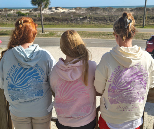 COASTAL EMBROIDERY HOODIE