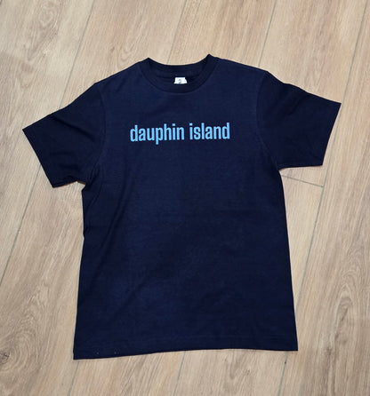 YOUTH DAUPHIN ISLAND BLOCK PRINT T-SHIRT