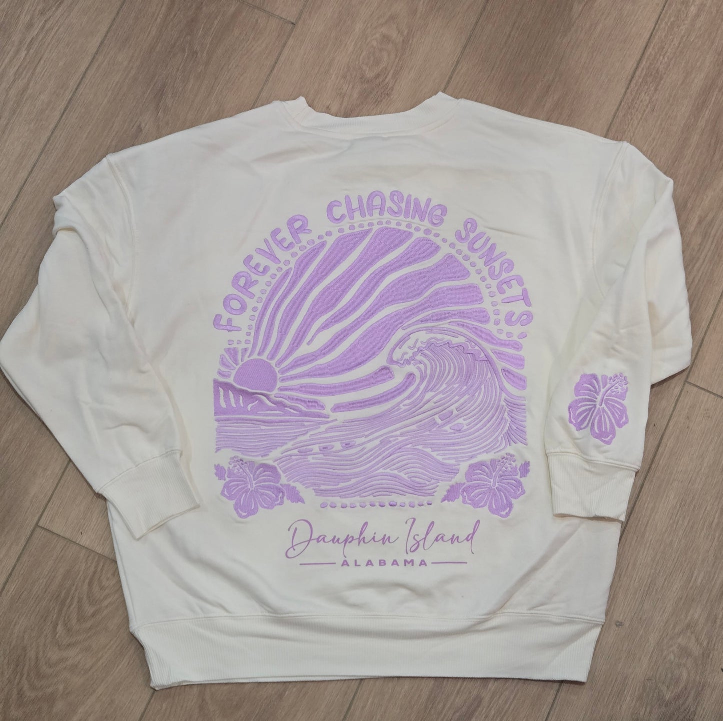 COASTAL EMBROIDERY SWEATSHIRTS