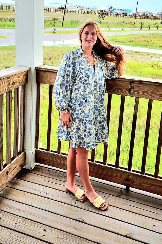 SOPHIA FLORAL MINI DRESS