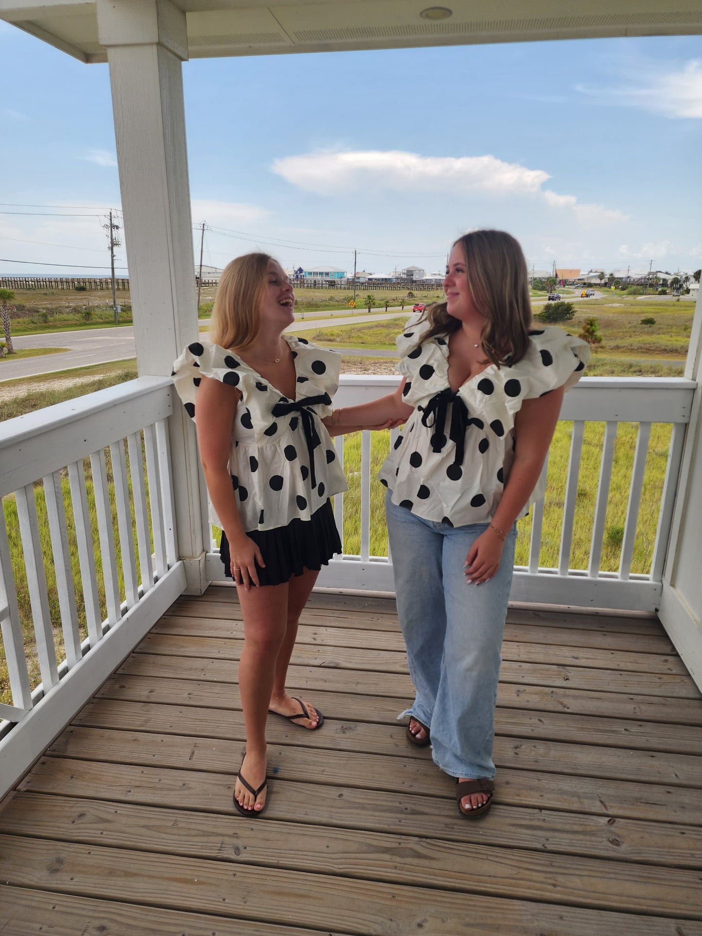 POLKA KNOT TOP