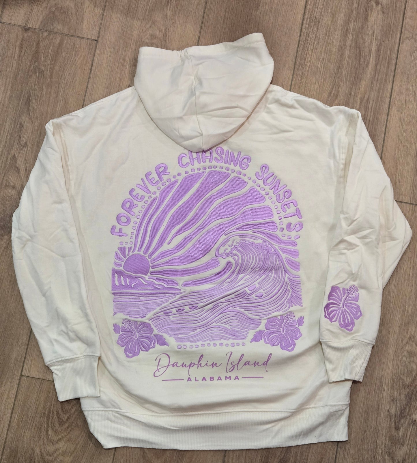 COASTAL EMBROIDERY HOODIE
