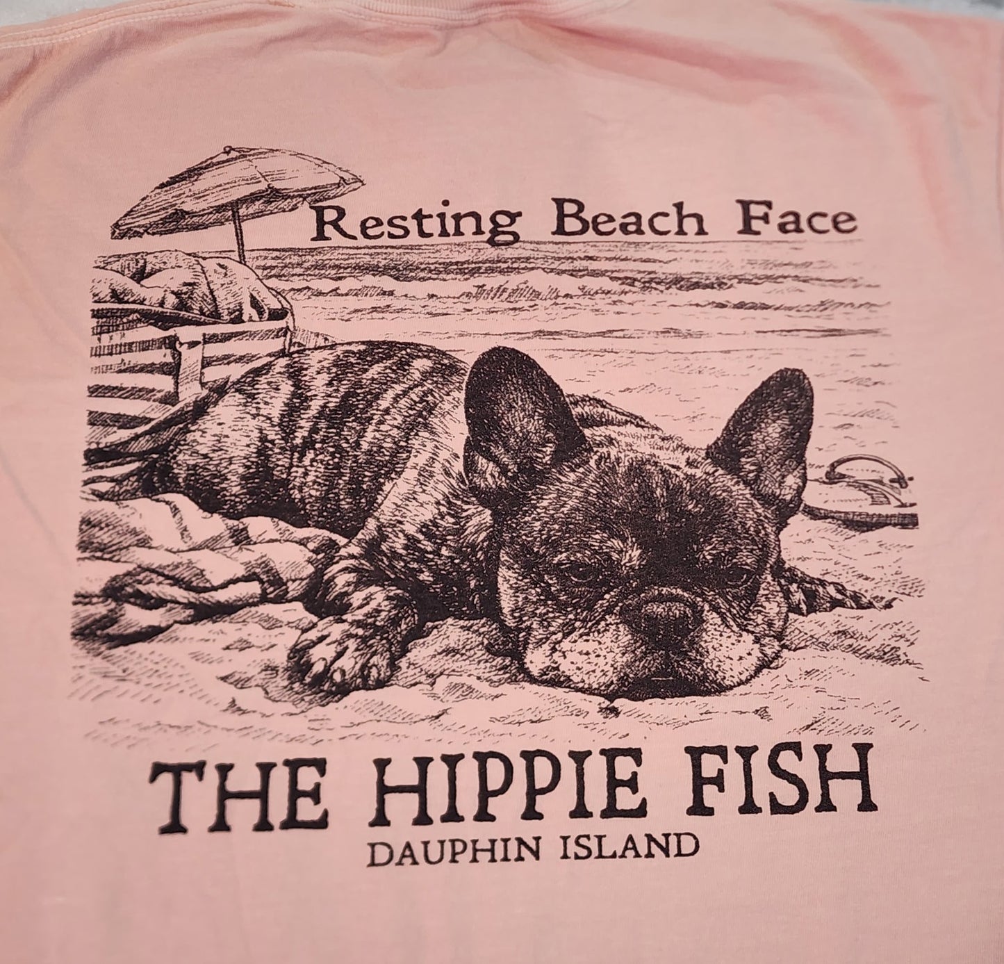 RESTING BEACH FACE FRENCHY SS T-SHIRT