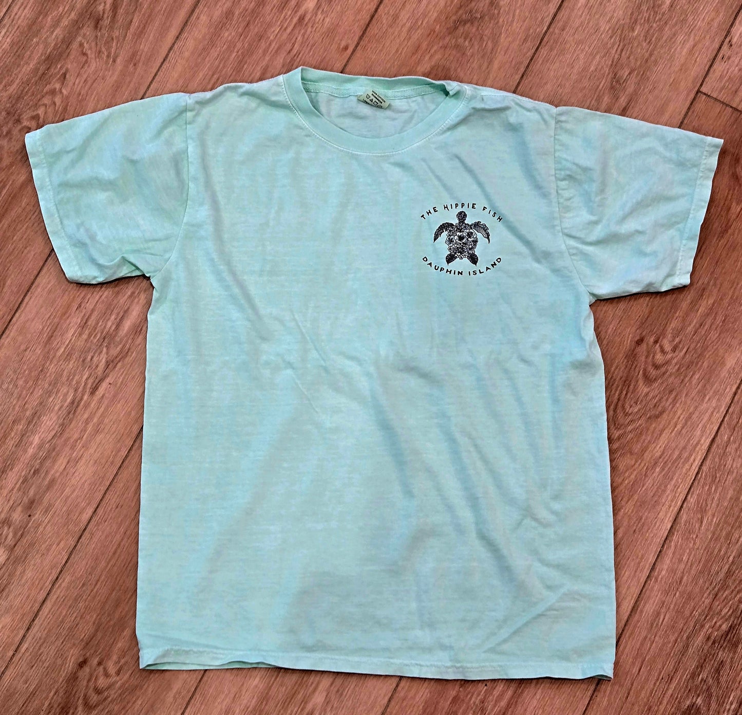 FLORAL SEA TURTLE SS T-SHIRT