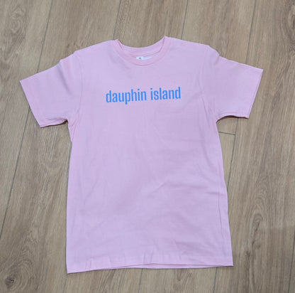YOUTH DAUPHIN ISLAND BLOCK PRINT T-SHIRT