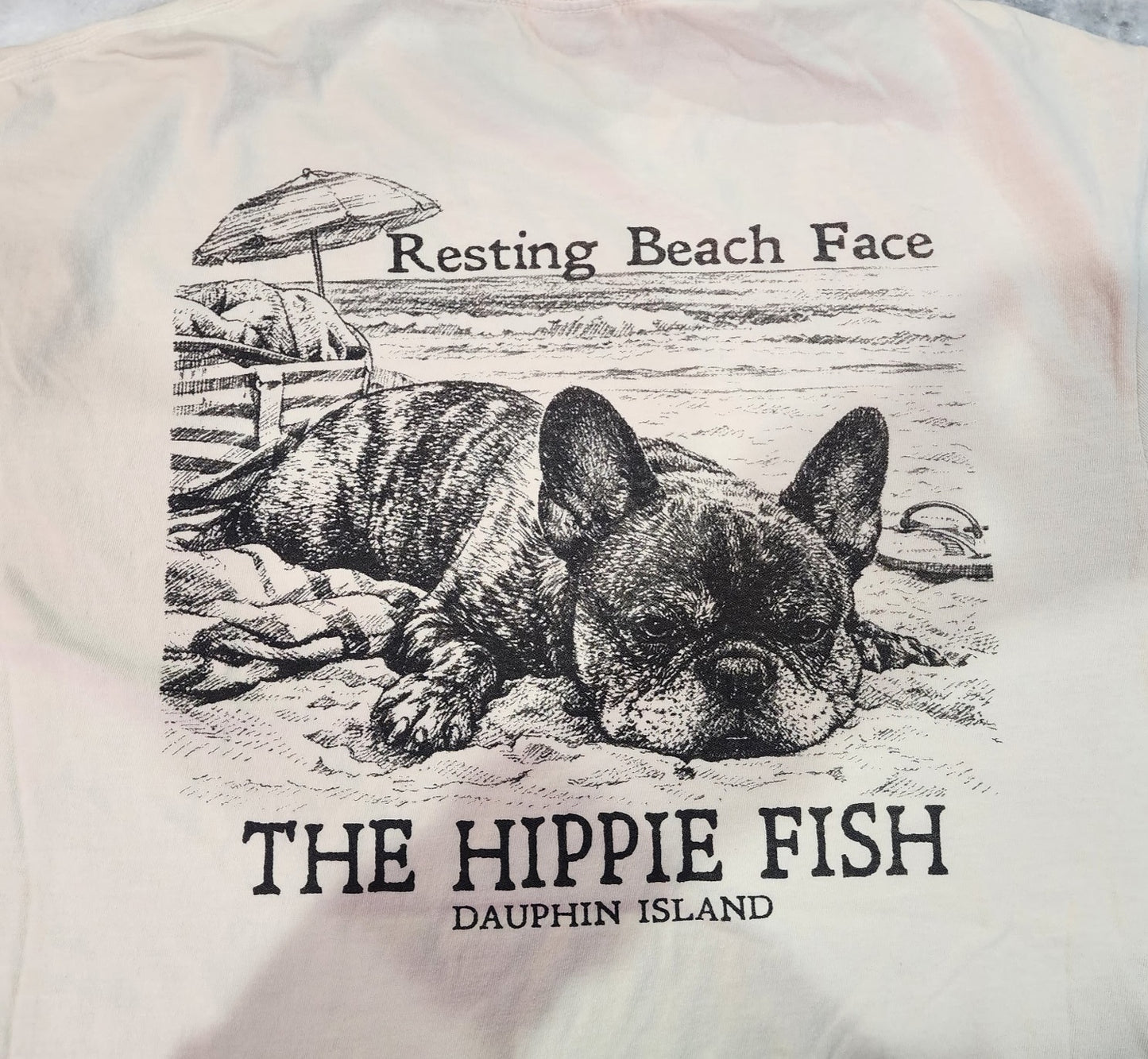 RESTING BEACH FACE FRENCHY SS T-SHIRT