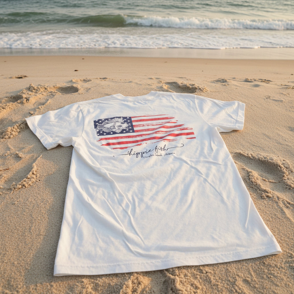 SIGNATURE FISH FLAG SS T-SHIRT