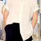 ALEXANDER SS LINEN BUTTON DOWN TOP