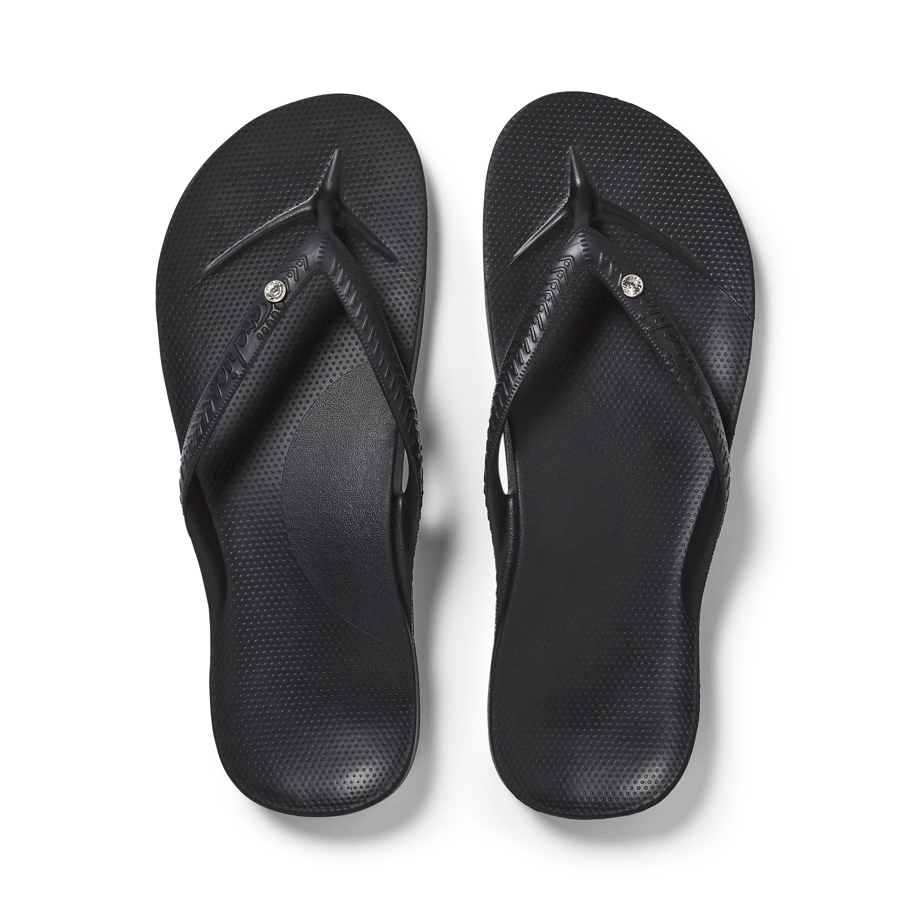 Black 2024 diamond havaianas
