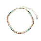 GEMSTONE 2MM LAYERED CHAIN BRACELET