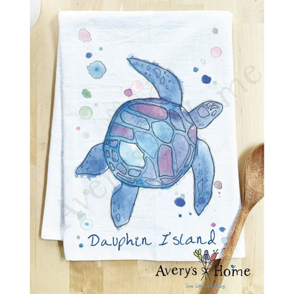 WATERCOLOR  TEA TOWELS & STONE COASTERS