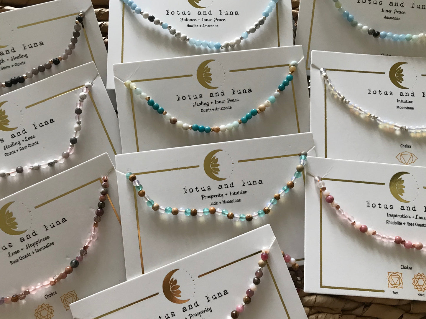 GEMSTONE BRACELETS AND CHOKERS