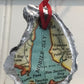 OYSTER MAP ORNAMENT