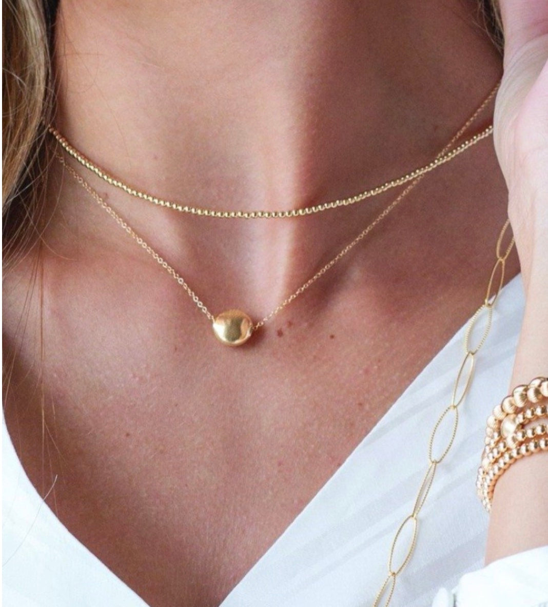 ENEWTON 14K GOLD NECKLACES AND CHOKERS